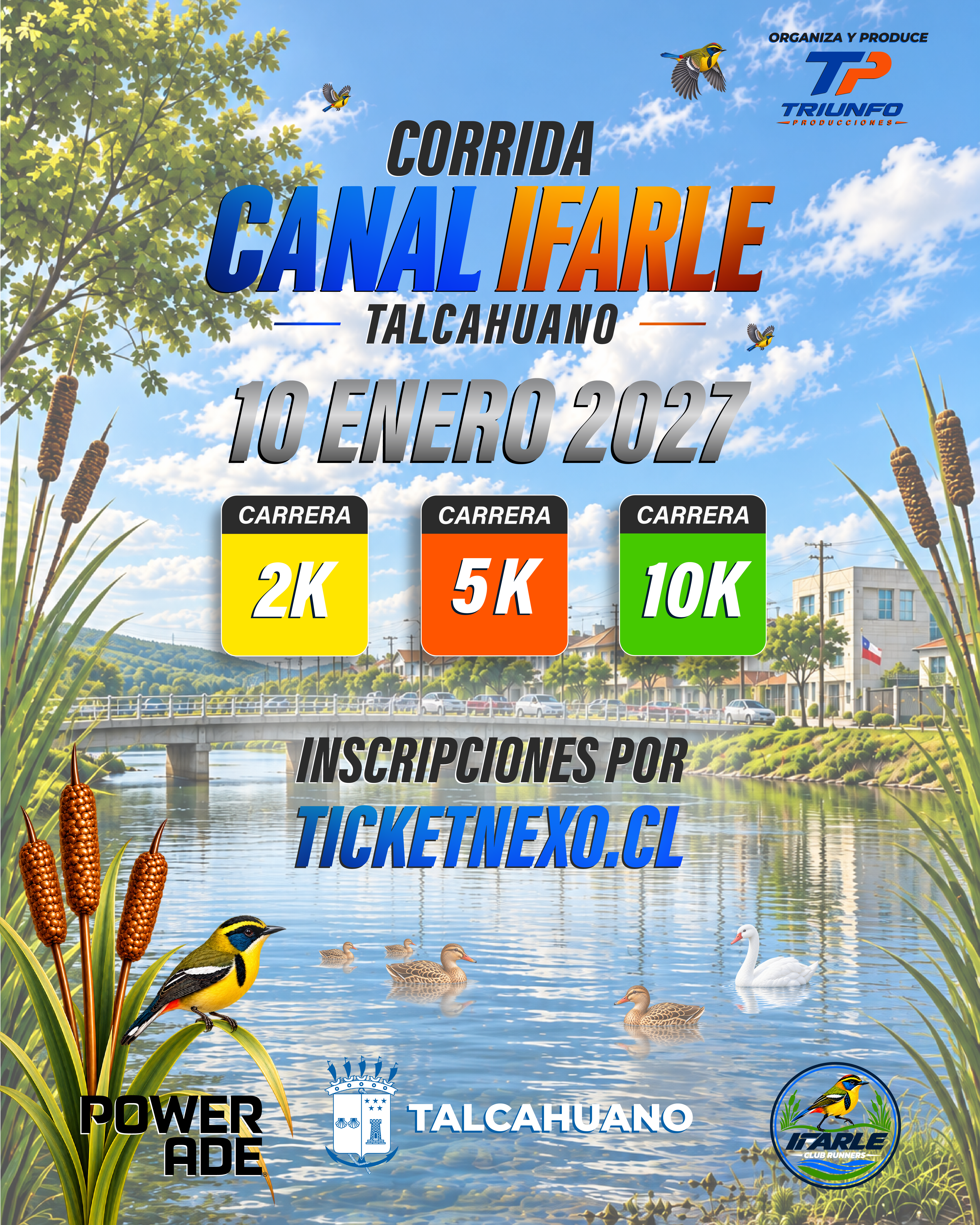 Afiche CORRIDA CANAL IFARLE 2027